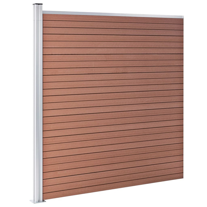 Mutluyaka WPC 60’ x 6’ (18.3m x 1.86m) Closeboard 11 Piece Fence Pane Set