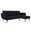 Halmstad 3 Seater Linen Blend Sleeper-490525593