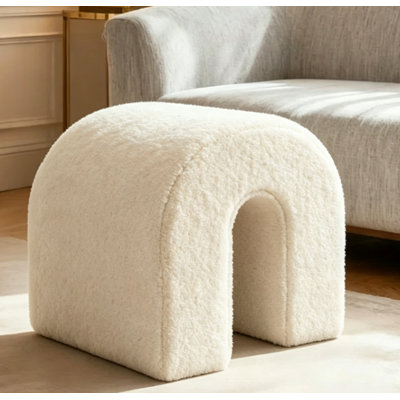 45cm Teddy Fleece Ottoman