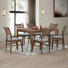 Watanabe 5-Piece Dining Set with Ladder Back Chairs