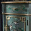 Armoire de coin en bois massif