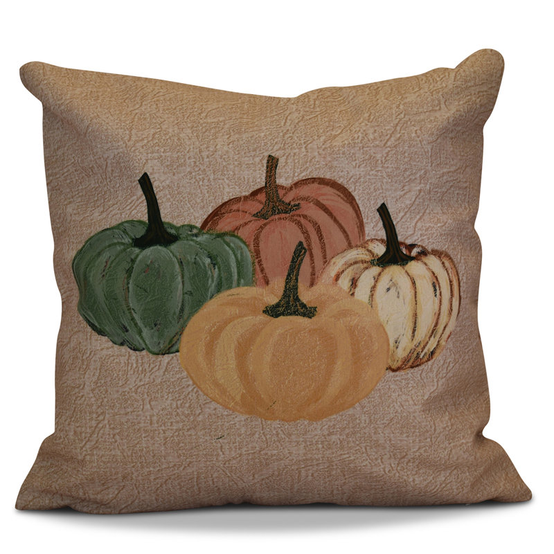 Flipping For Fall Geometric Reversible Throw Pillow, 20" x 20", Taupe