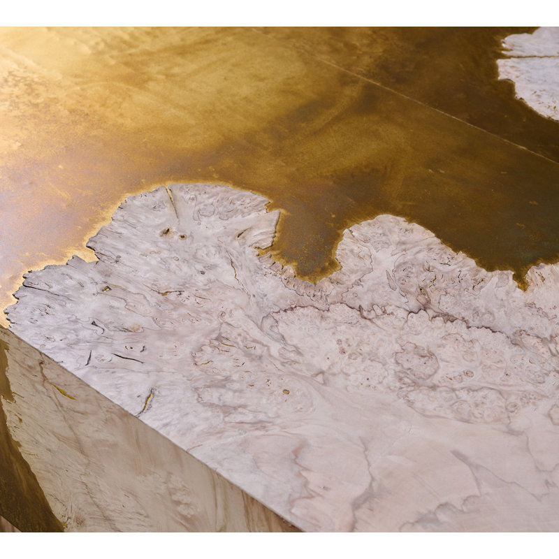 Aurum Coffee Table, Bleached Milpa