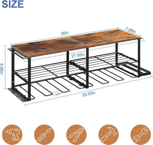 WFX Utility™ Vlachavas Power Tool Organizer Shelf, Heavy Duty