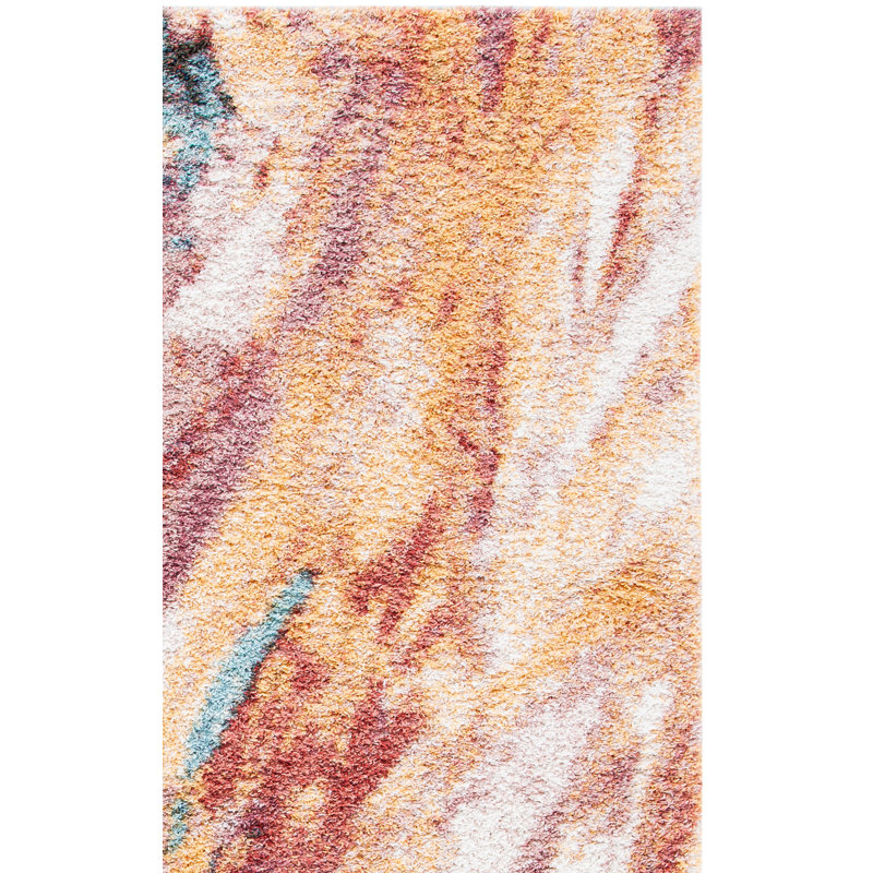 Arayah Performance Abstract Rug, Rectangle 6'7" x 9'