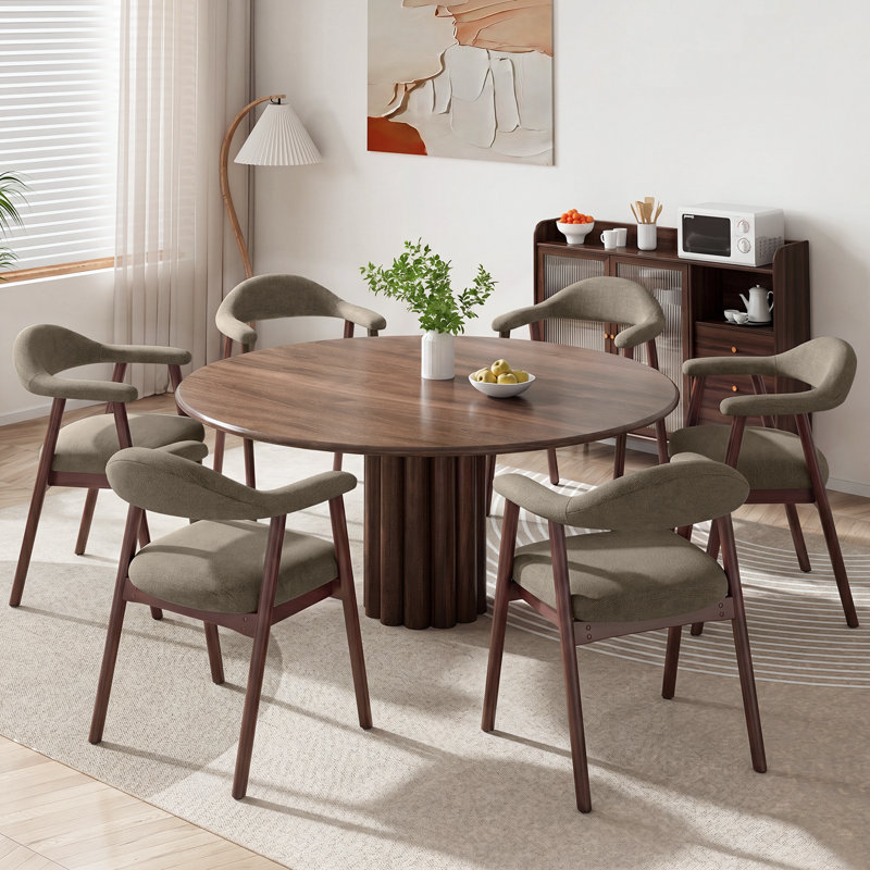 48cm H Fabric Upholstered Armchair in Camel, Fabric Camel