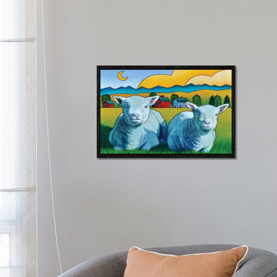 Ewetwo 1 Piece Floater Frame Wall Art on Canvas