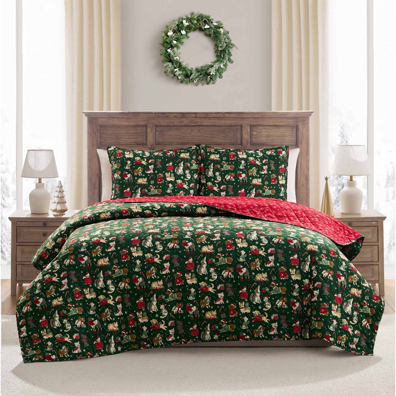 Ensemble de courtepointe 3 pièces Hallmark, Double / grand