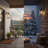 Flush Mounted Wall Sconce Clear Glass Finish