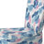 Fauteuil bohème en velours - bleu et rose nuage doux Fauteuil d'appoint bleu-1656899154