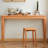Cherry Rectangular Solid Wood Writing desk with drawers desk-581892212-581892214