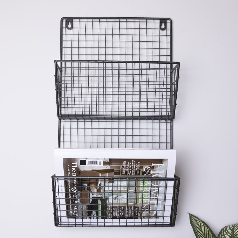 Metal Free Standing Magazine Rack