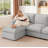 Cloud Couch Sectional For Living Room L Shaped Couch Modular Sectional Sofa Chenille Fabric For Apartment-1137532806