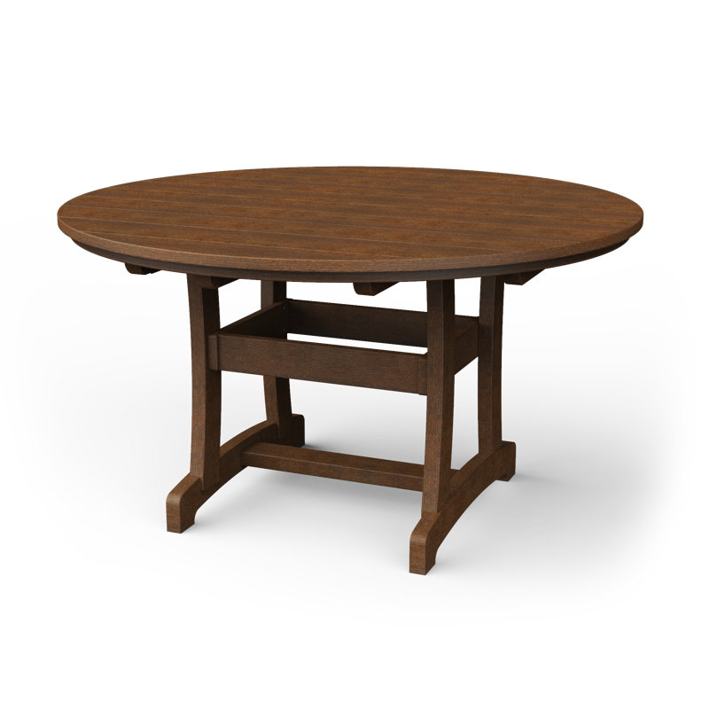 Table de salle à manger Stella, H 54 po x l 54 po x P 54 po, Acajou
