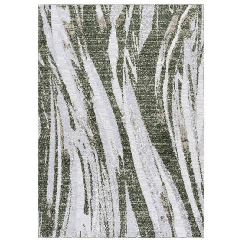 Wave Performance Abstract Indoor Rug, Rectangle 8' x 10'