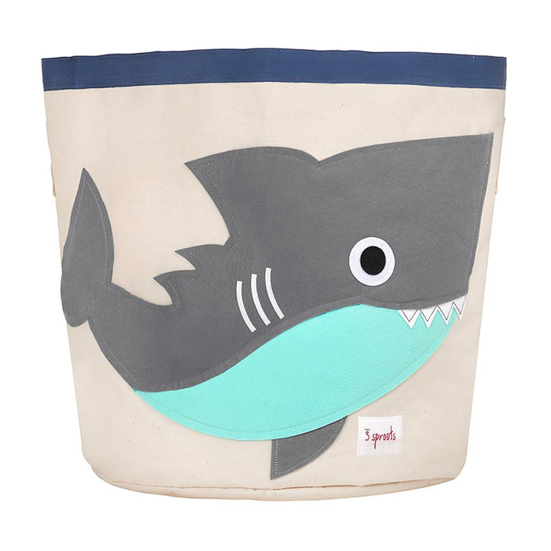 Poubelle de rangement pour le tissu shark