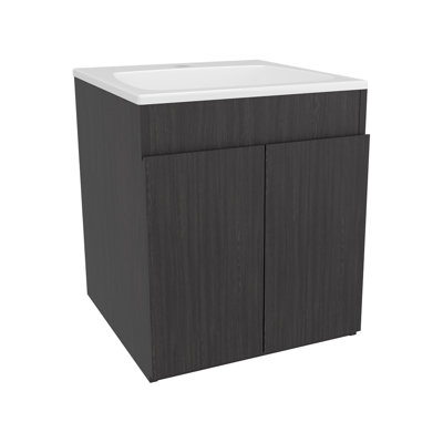Meuble-lavabo de salle de bain, tablette ouverte (PAS DE ROBINET INCLUS)