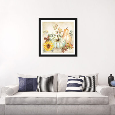 «Watercolor Harvest Pumpkin II» par Tre Sorelle Studios - reproduction d'art