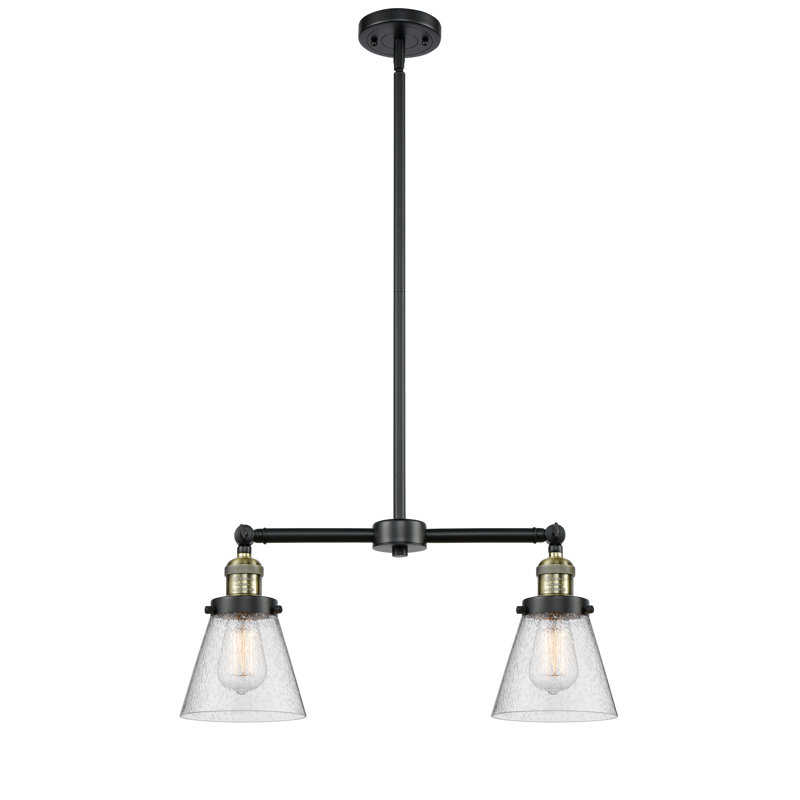 Stonecipher 2 - Light Kitchen Island Pendant, Black Antique Brass, No Bulb Included, Seedy