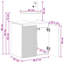 Single Bathroom Vanity with Ceramic Basin-916387563