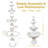 3-Tier Welcome Garden Water Fountain - 57 in - Deep Espresso