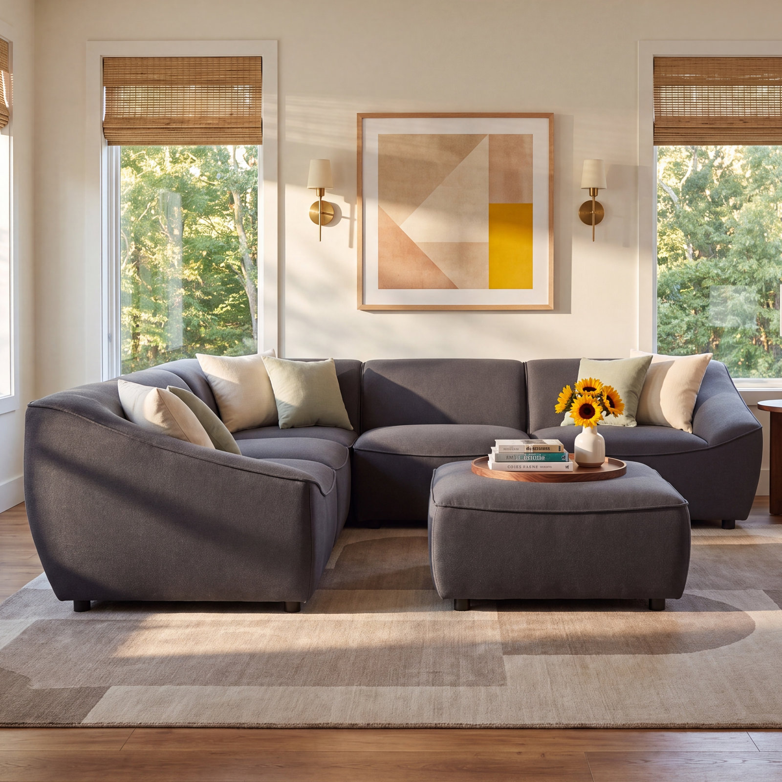 Lizzy Upholstered L-Sectional