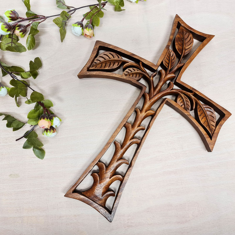 Tree of Life Prayer Cross Wall Décor