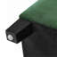 Banc de rangement rembourré, banc d'entrée, banc de bout de lit, repose-pieds pour chambre à coucher, vert rétro, 300 lb