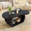 Table basse On-Trend 39,3 po x 23,6 po avec plateau de 1,5 po d'épaisseur (seulement avec table basse, sans chaises)