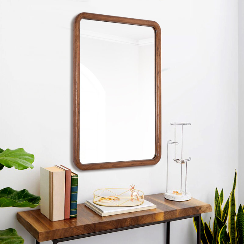 Monarrez Metal Flat Wall Mirror