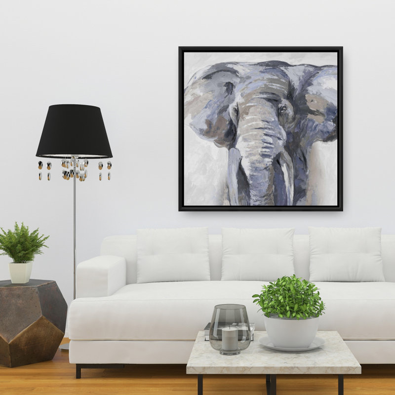 " Pastel Blue Elephant "