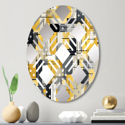 Miroir mural oval