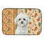 Tapis de séchage Bichon Frise Heirloom