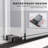 UKD01 61 to 65 in. x 76 in. H Frameless Double Sliding Shower Door with 3/8 in. (10mm) Clear Glass -120280485-122741032