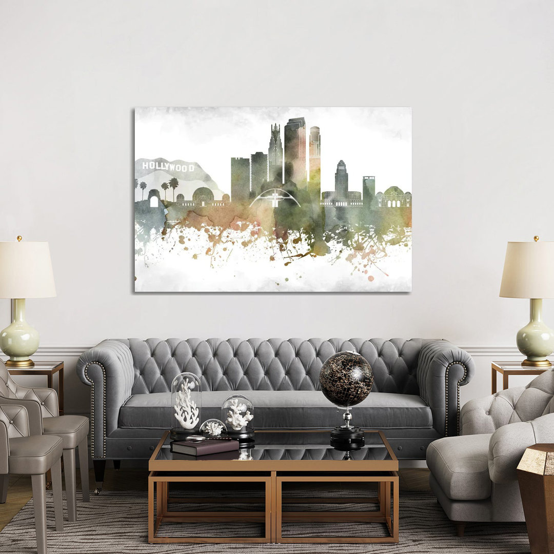 Los Angeles Skyline - Wrapped Canvas Print