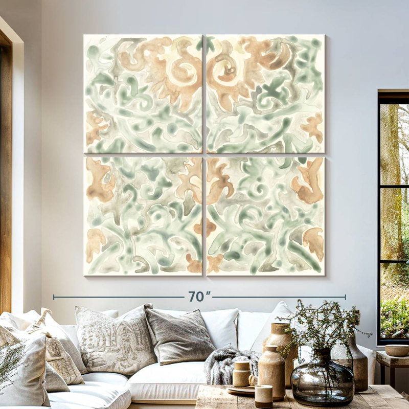 Kerner Terracotta Garden Tile II, 57" H x 57" W