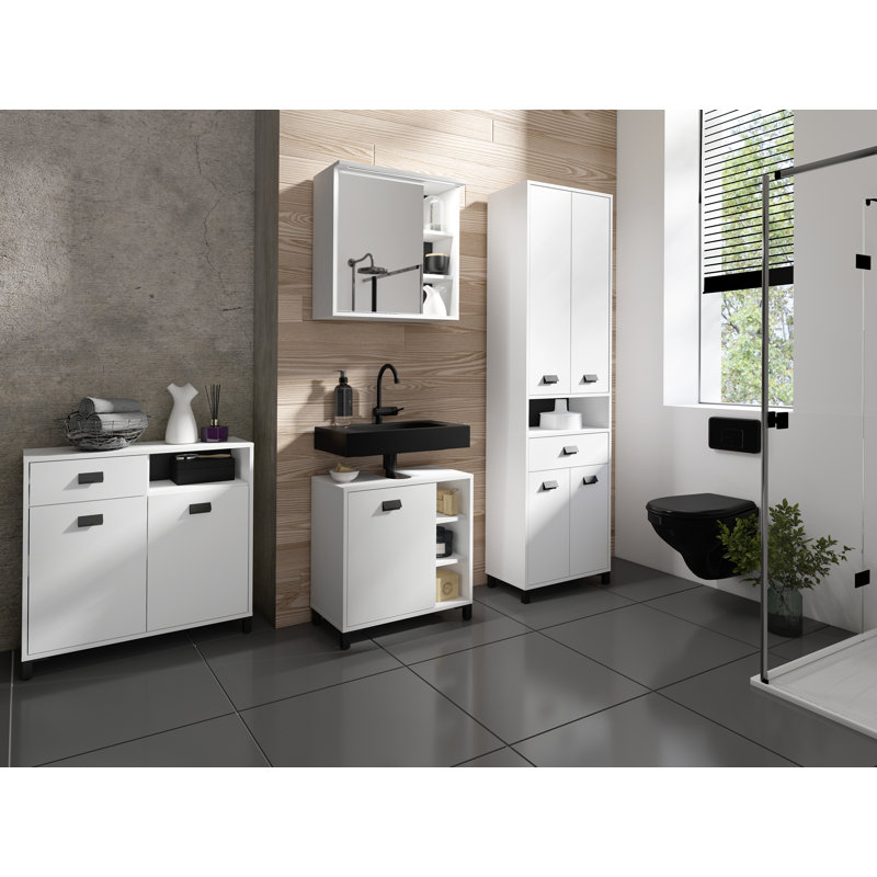 Mondello Bathroom Cabinet, White