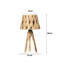 Lampe trépied en bois massif Sion-1898552558