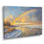 Arc-en-ciel au-dessus du lac gelé - art mural arc-en-ciel-1280757861-1280757882