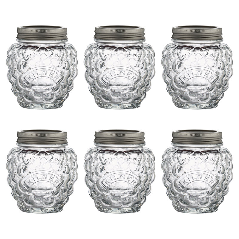 Glass Canning Jar - Set of 6