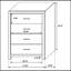 Commode rectangulaire 4 tiroirs Geary-1568056256