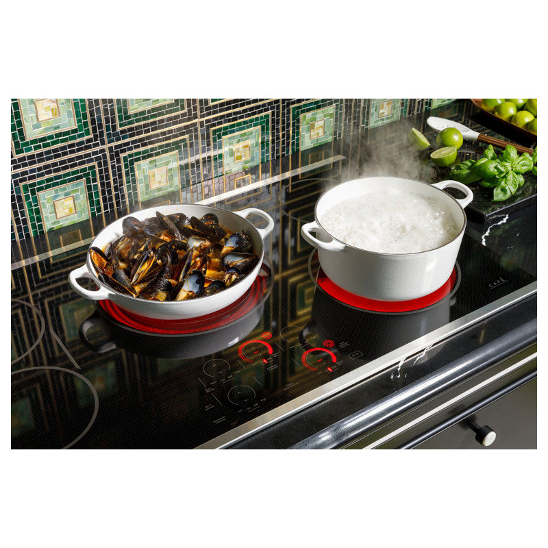 36.13" Electric Cooktop with 5 Elements, Stainless Steel