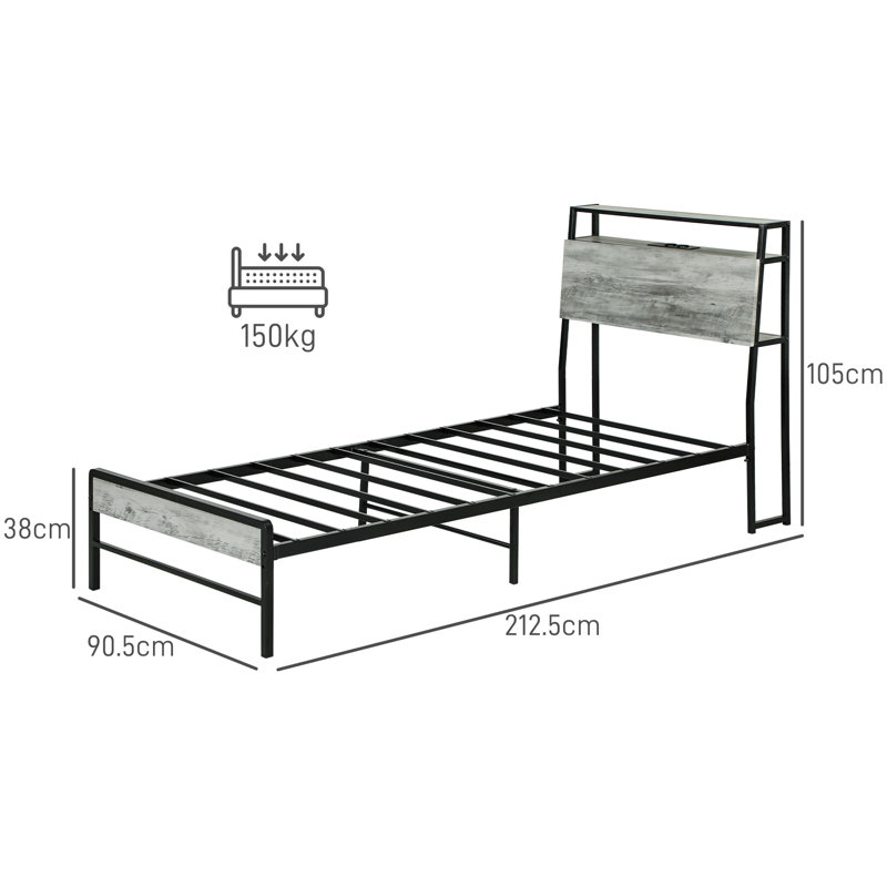 Danecia Storage Bed, Single (3')