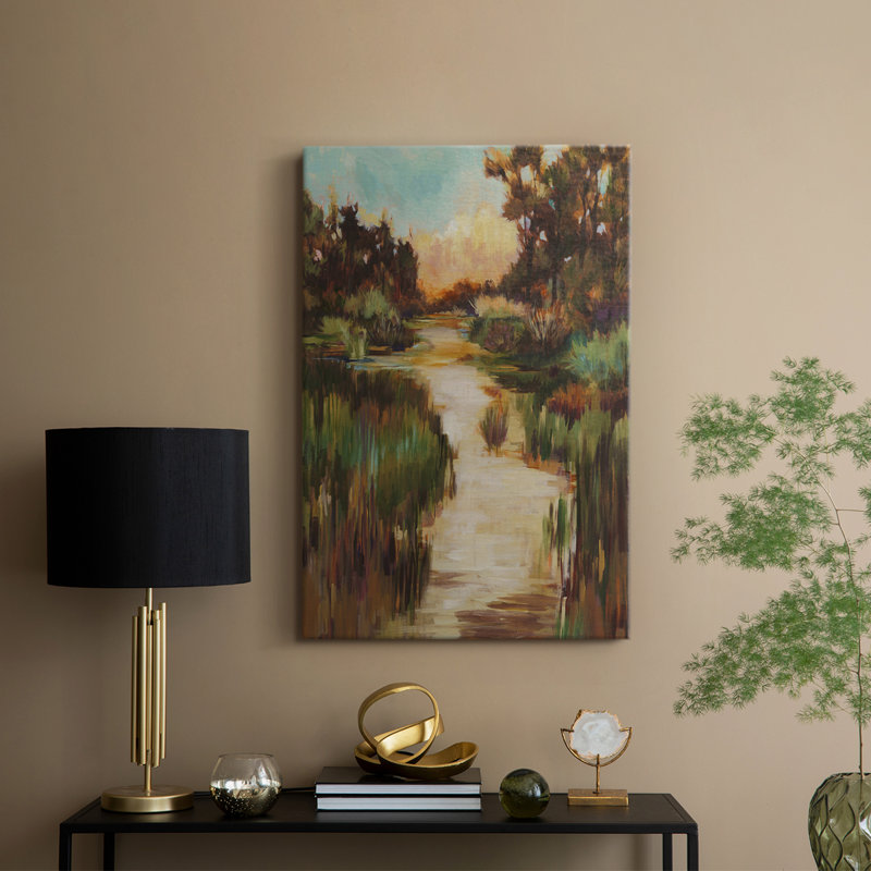 Chemin bien usé - galerie Cavas sur mesure, H 12 po x l 8 po