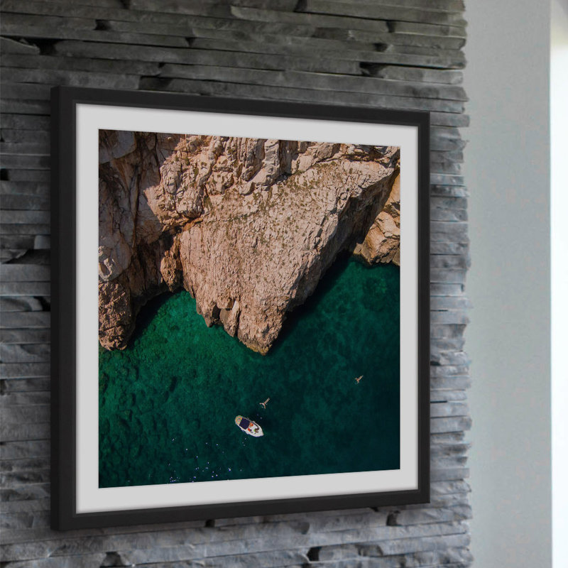" Jagged Cliffs " by Karolis Janulis, 18" H x 18" W