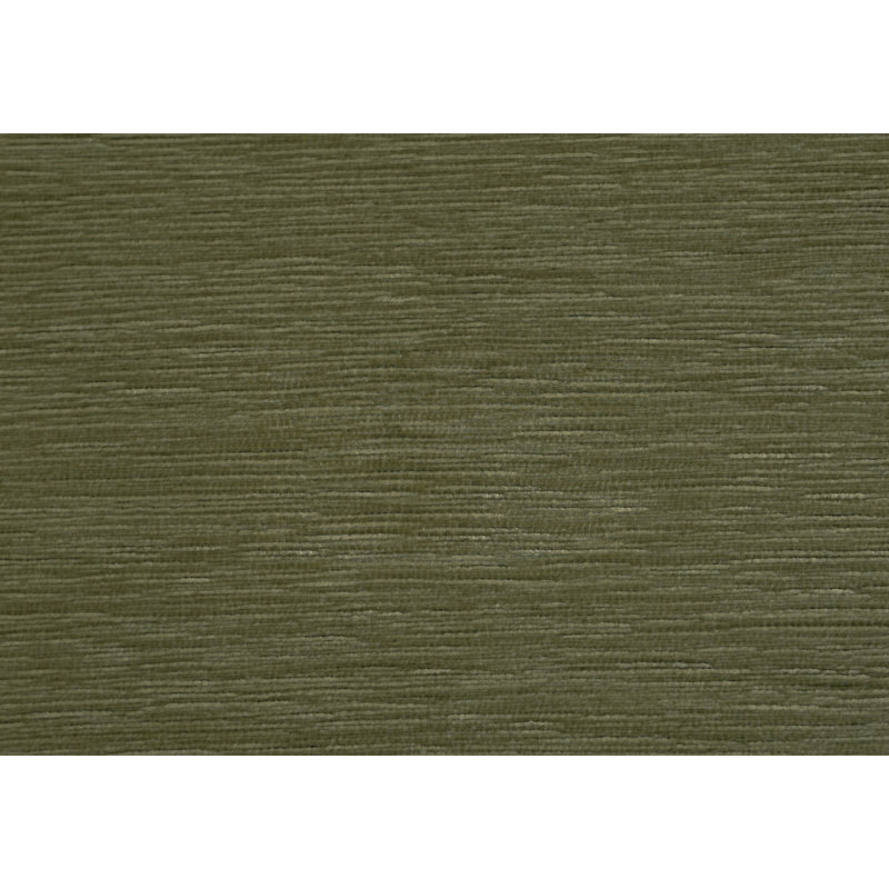 Chaise d'appoint, h 30 po, rembourrée, salon, chambre à coucher, tissu vert, bois de noyer brun, moderne, Mid-Century