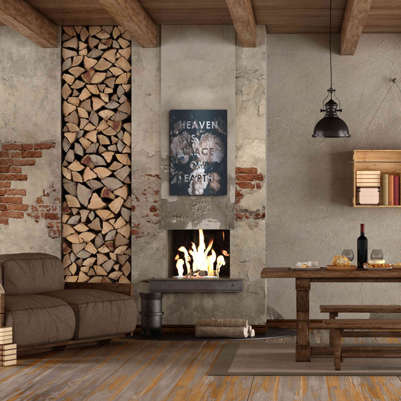 Winston Porter «Heaven Is a Place» par Design Fabrikken, art mural en métal, H 36 po x l 24 po