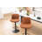 Adjustable Height Counter Stool with Iron Frame-88528169