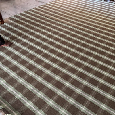Wool Plaid Rug