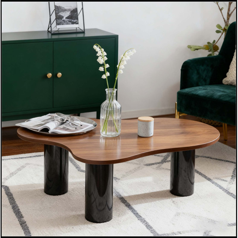 Table basse Cloud avec combinaison de couleurs moderne, assemblage facile et conception écologique durable pour les espaces de vie contemporains